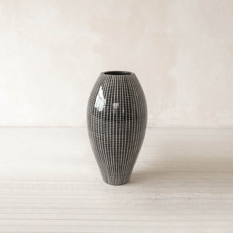 Graphite Open Vase